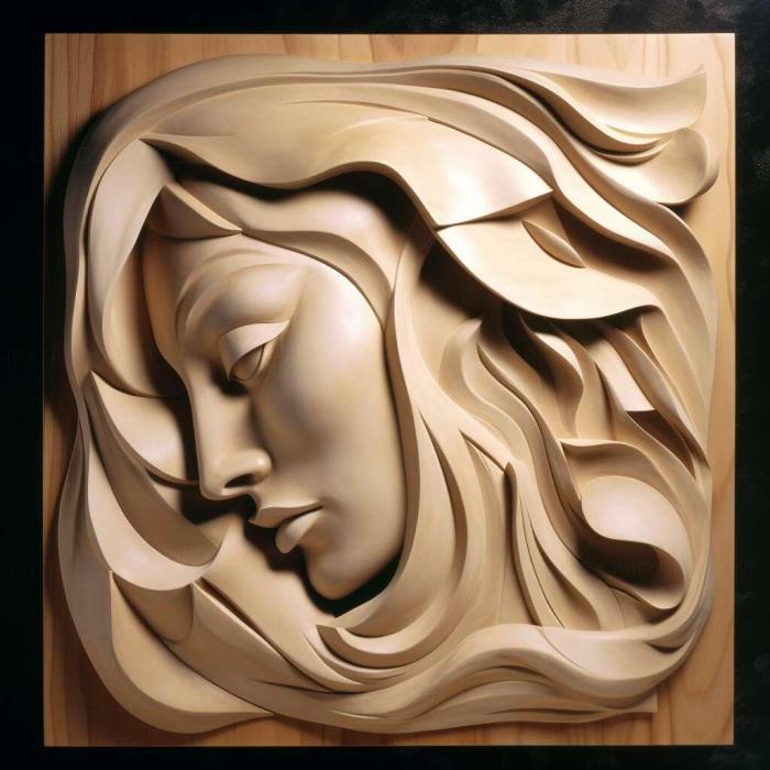 نموذج ثلاثي الأبعاد لآلة CNC 3D Art 